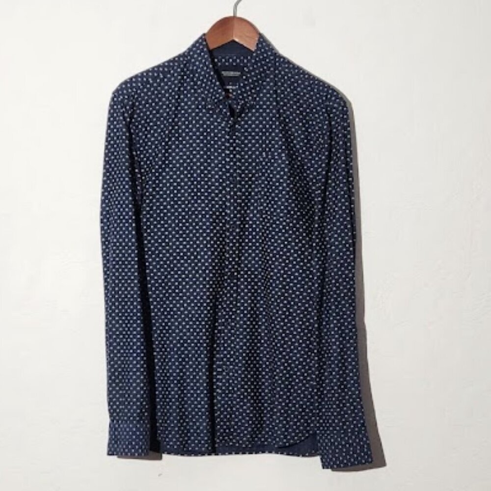 Scotch & Soda Men's Long Sleeve Button-Down Shirt in size Large